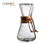 Chemex 3 Cup Ahşap Tutuculu kahve demleme ekipmanı
